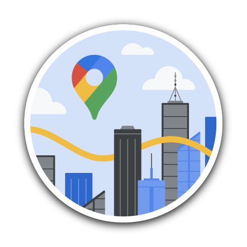 Huy hiệu Nền tảng Google Maps